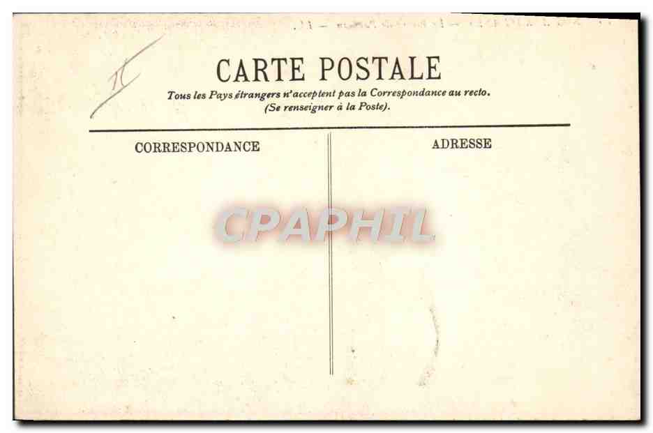CPA Aviation Aeroplane Le record de Paulhan  — Rückseite