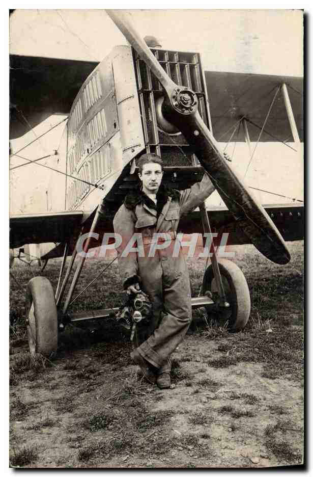 CARTE PHOTO Aviation Avion