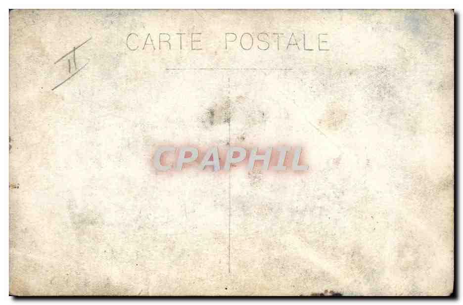 CARTE PHOTO Aviation Avion — Rückseite