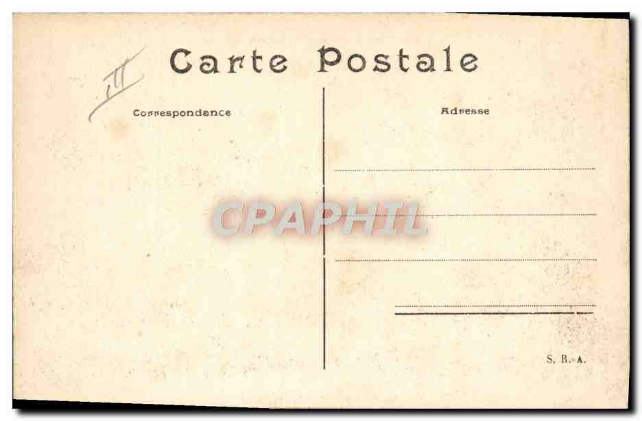 CPA Aviation Bleriot sur son monoplan 16 — Rückseite