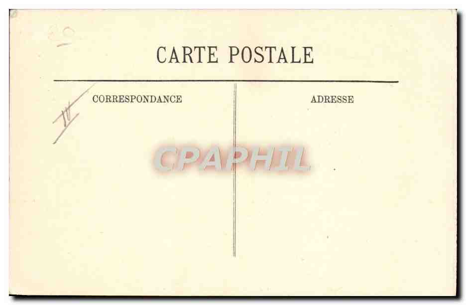 CPA Aviation Aeroplane Bleriot en plein vol Charrue Cheval — Rückseite