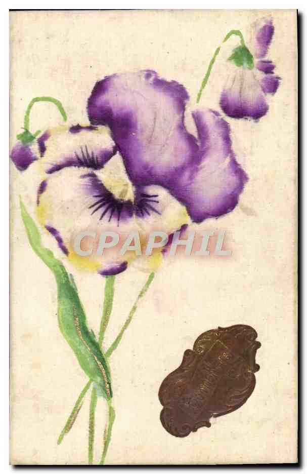 CPA Fantaisie Fleurs
