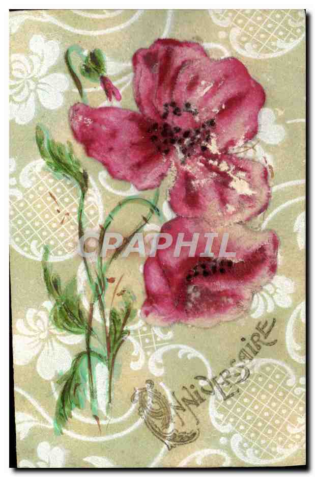 CPA Fantaisie Fleurs