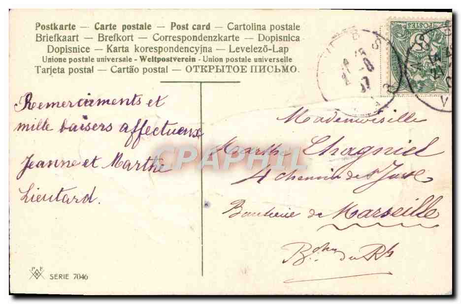 CPA Fantaisie Enfant — Rückseite