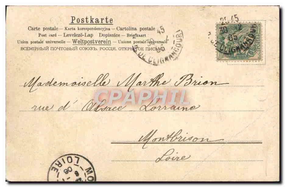 CPA Fantaisie Enfant — Rückseite