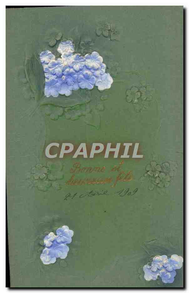 CPA Fantaisie Fleurs