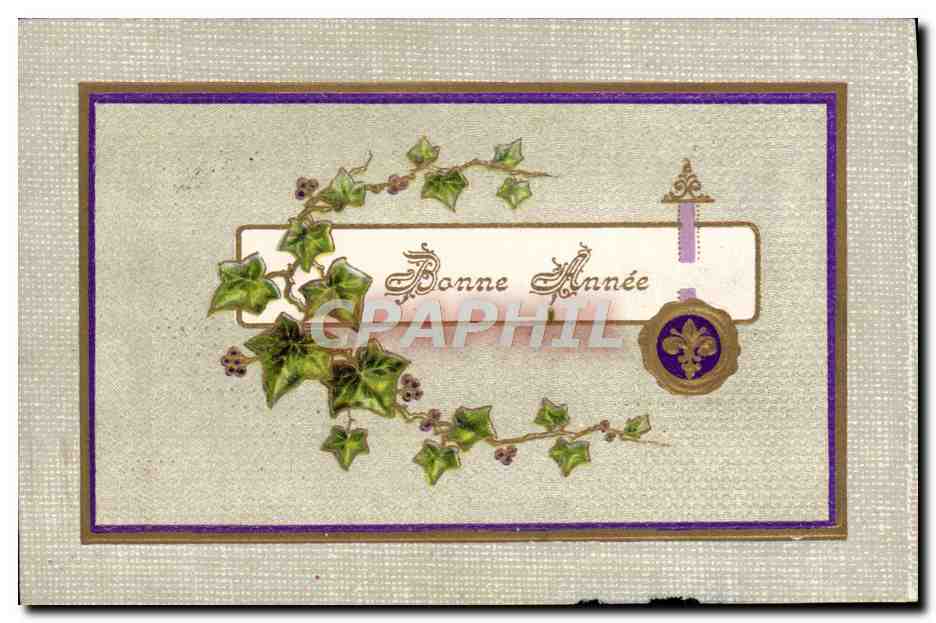 CPA Fantaisie Fleurs Trefles