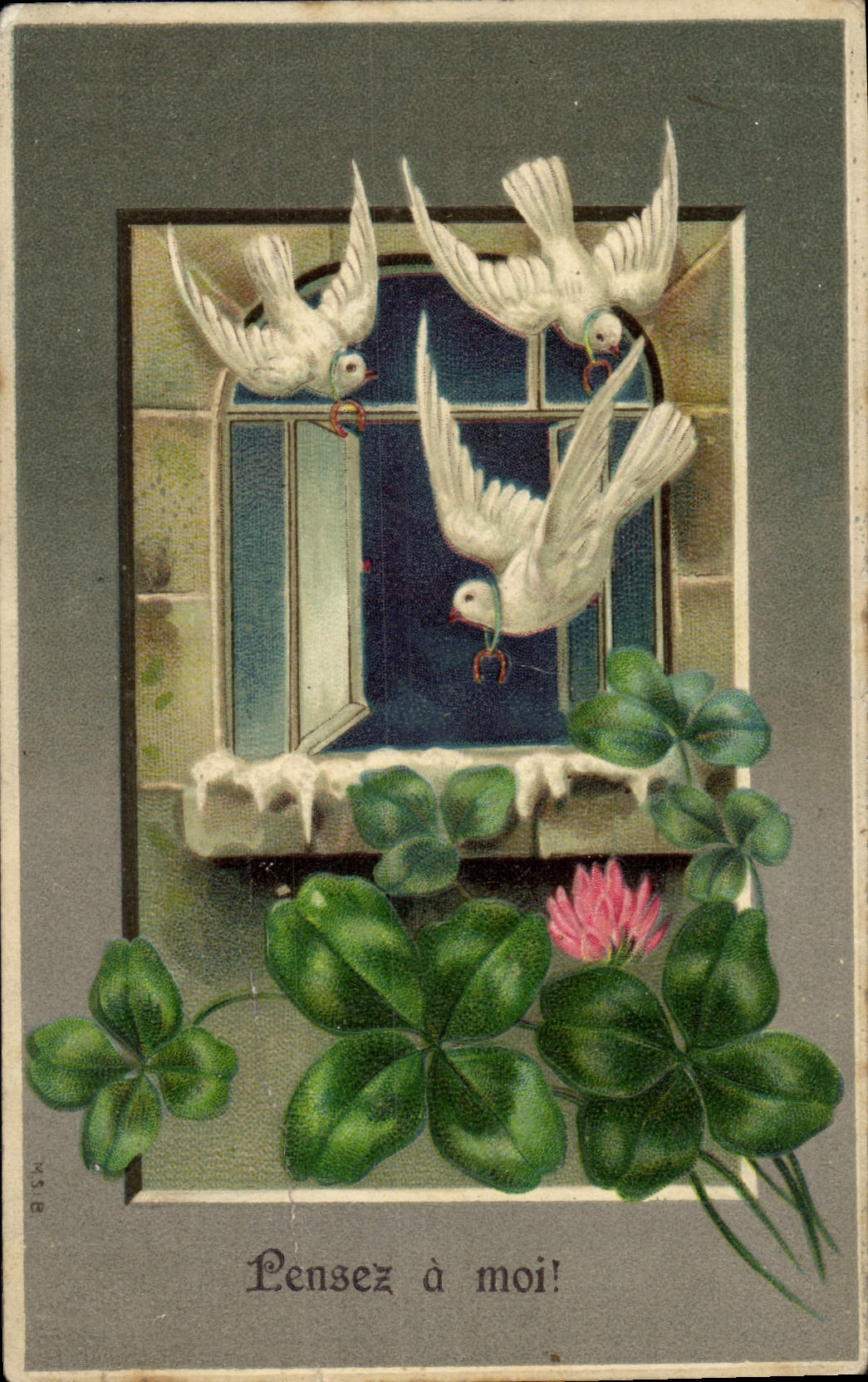 CPA Fantaisie Trefles Colombes 