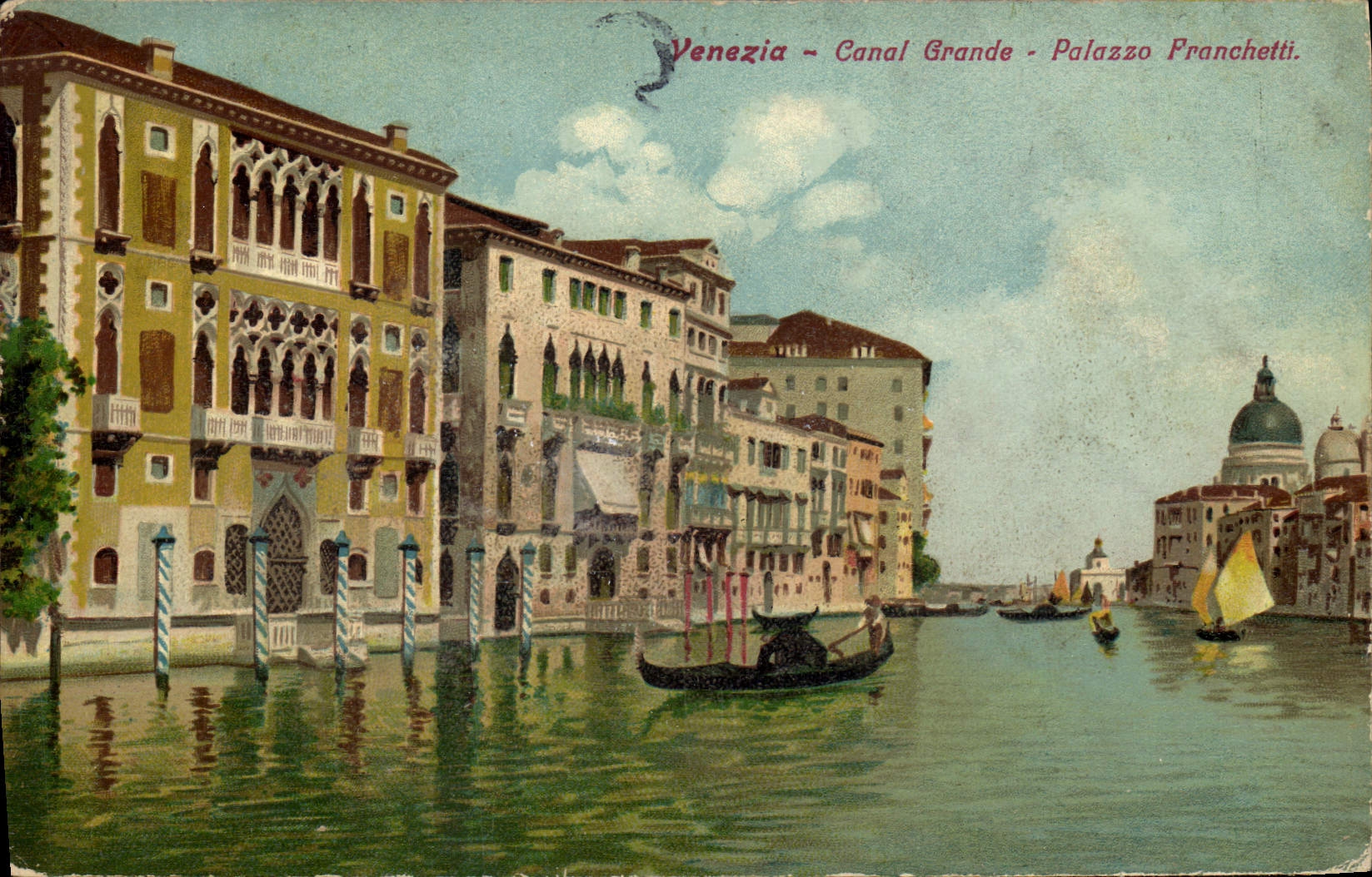 CPA Venezia Canal Grande Palazzo Pranchetti