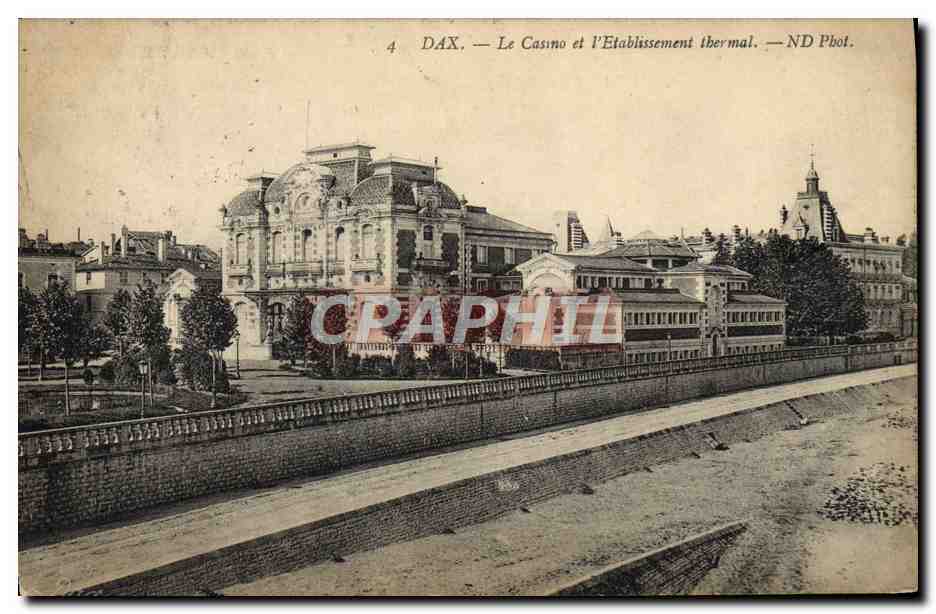 CPA Dax Le casino et l'etablissement thermal
