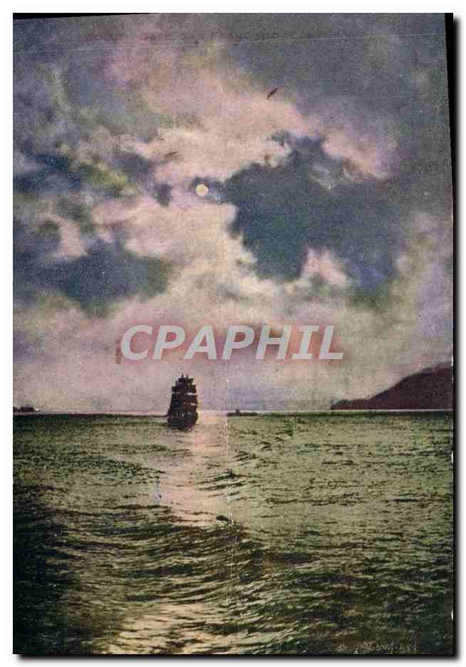 CPA Coucher de soleil