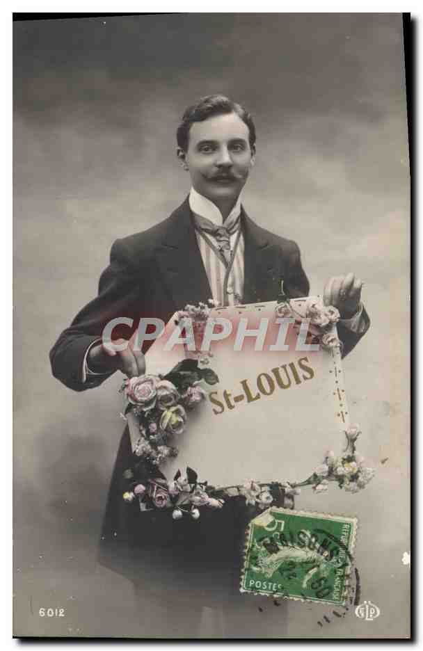 CPA Fantaisie Homme St Louis