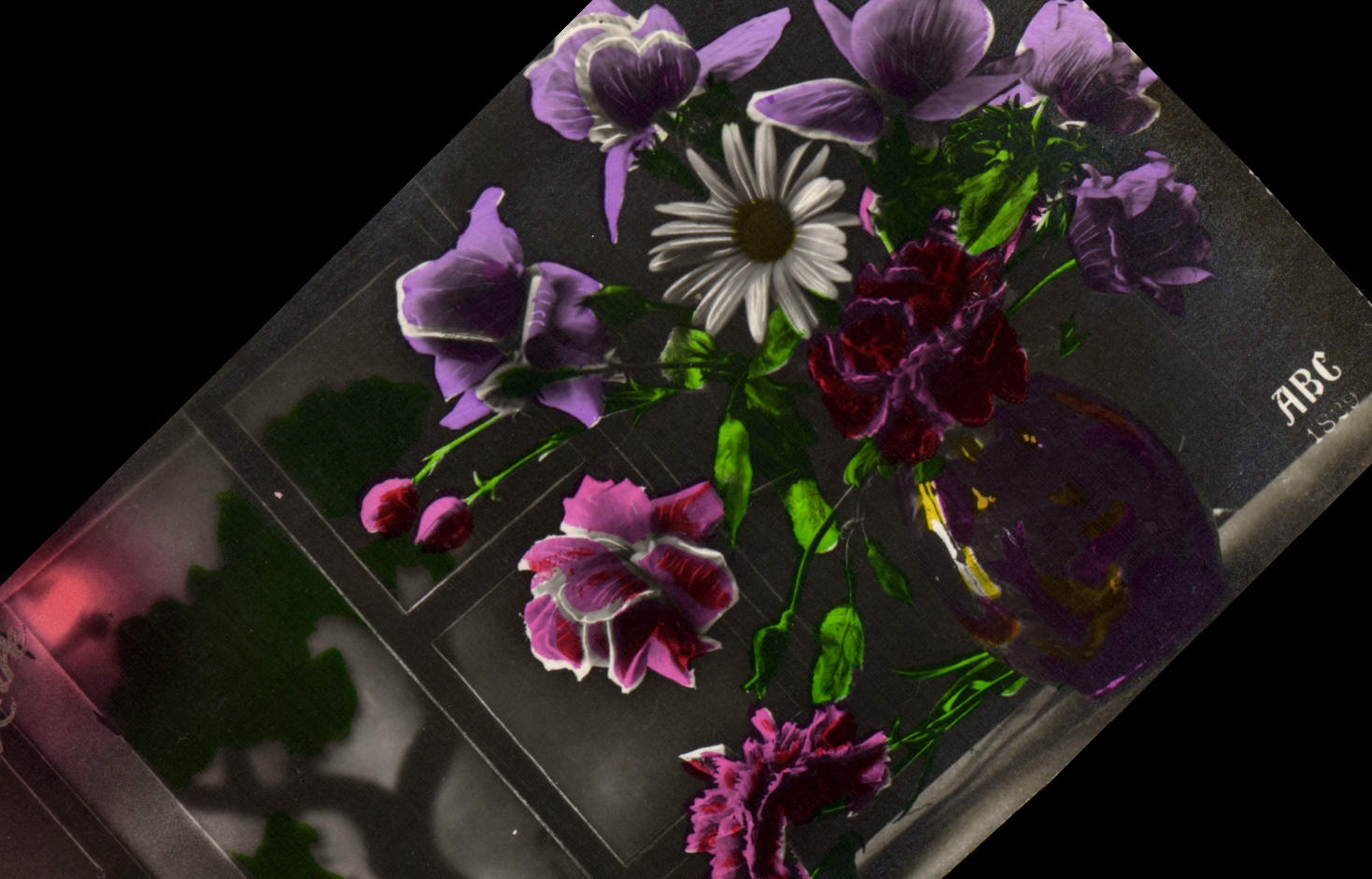 CPA Fantaisie Fleurs 
