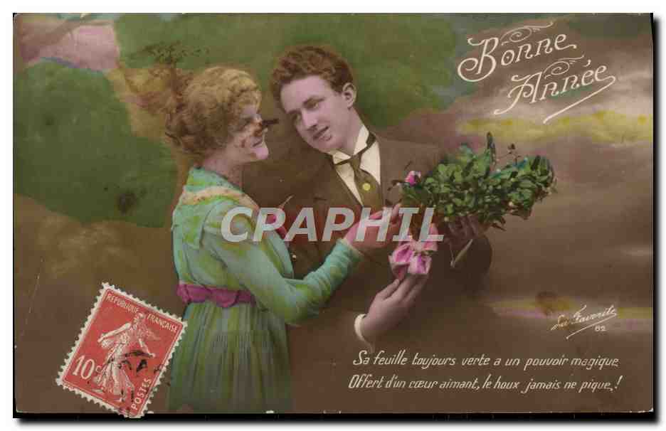 Jeune couple — Bonne Année — La Favorite, n° 02
