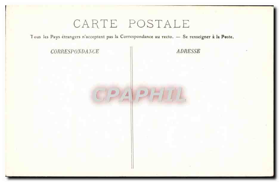CPA Soleil Couchant — Rückseite