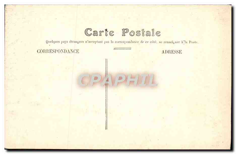 Fontainebleau — Pavillon de Sully — G.B.N.G. n°8 — Rückseite