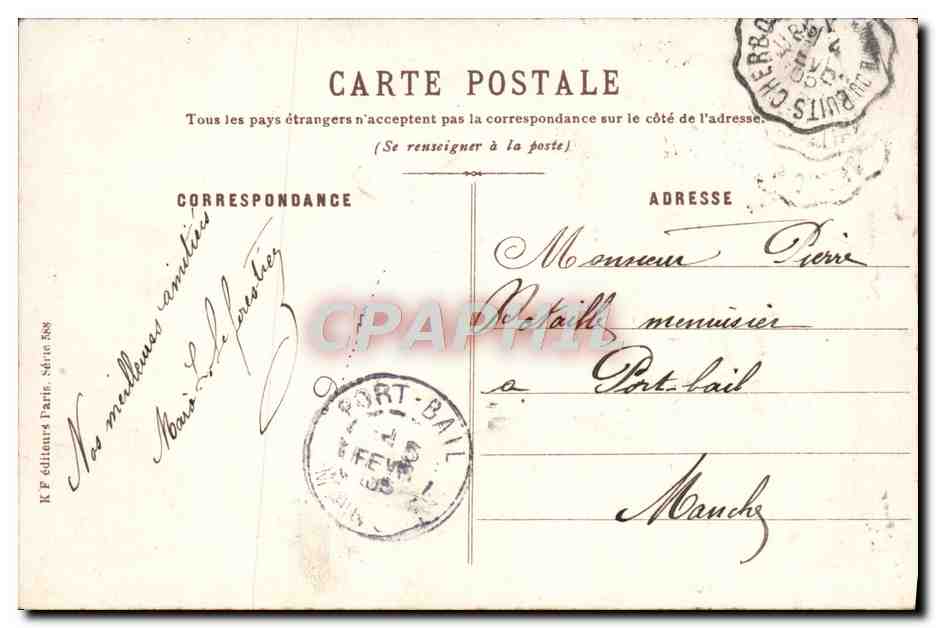 Landschaftsszene — Saint-Laurent-le-Minier — K.F. Verlag, Serie 508 — Rückseite