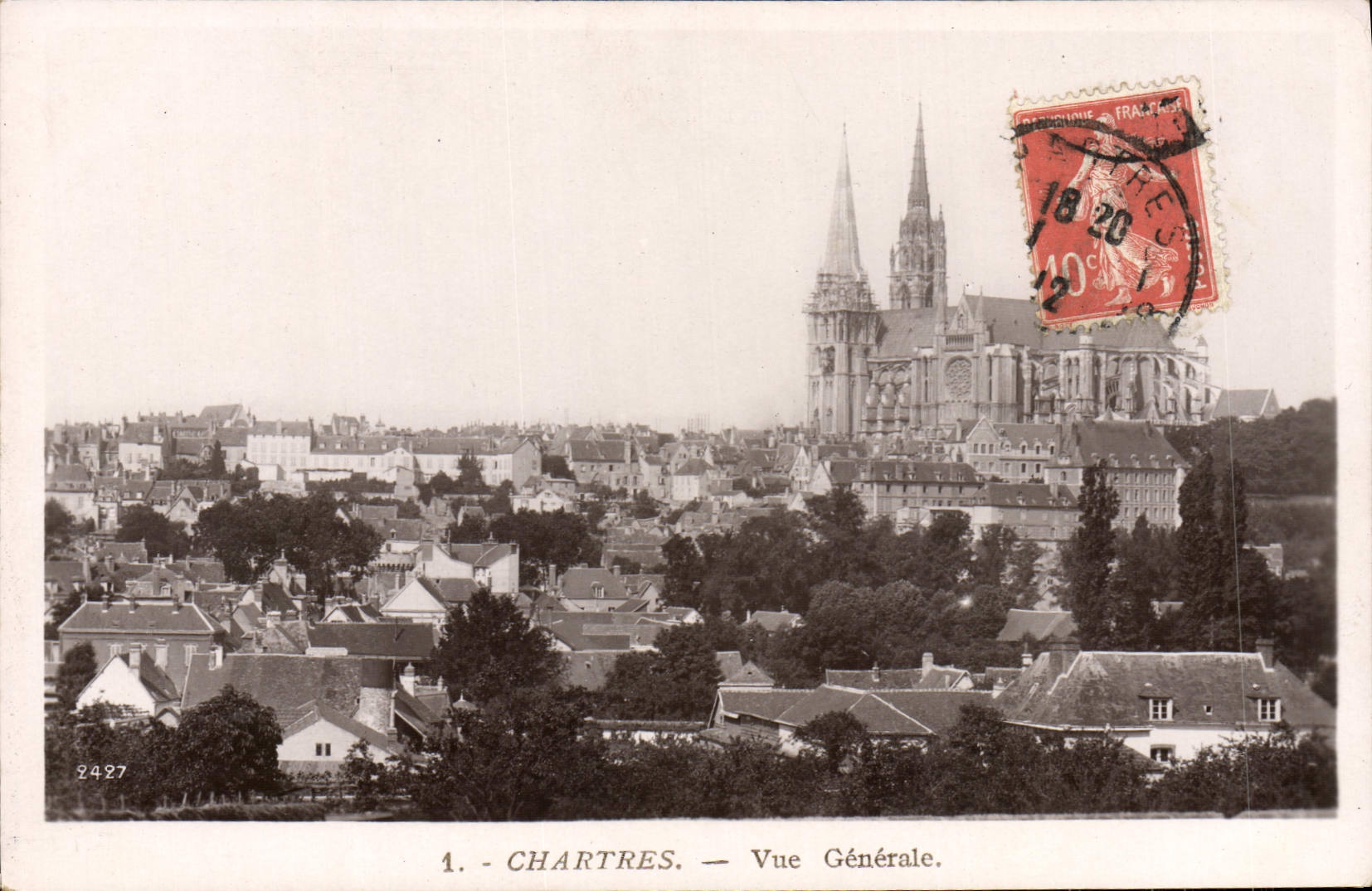 CPA Chartres Vue generale