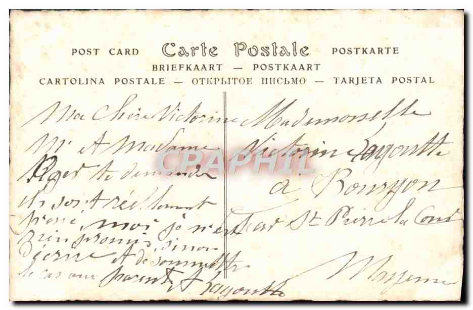 CPA Comtesse de Grignan — Rückseite