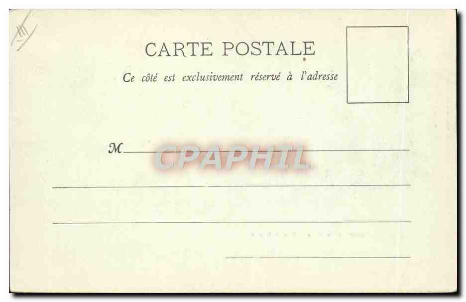 CPA Bateau Inspection n°4 Canot Major  — Verso