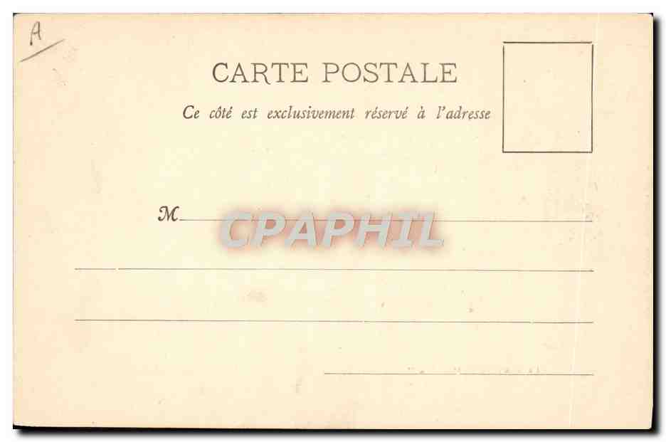 CPA Bateau Le pont du Massena  — Verso