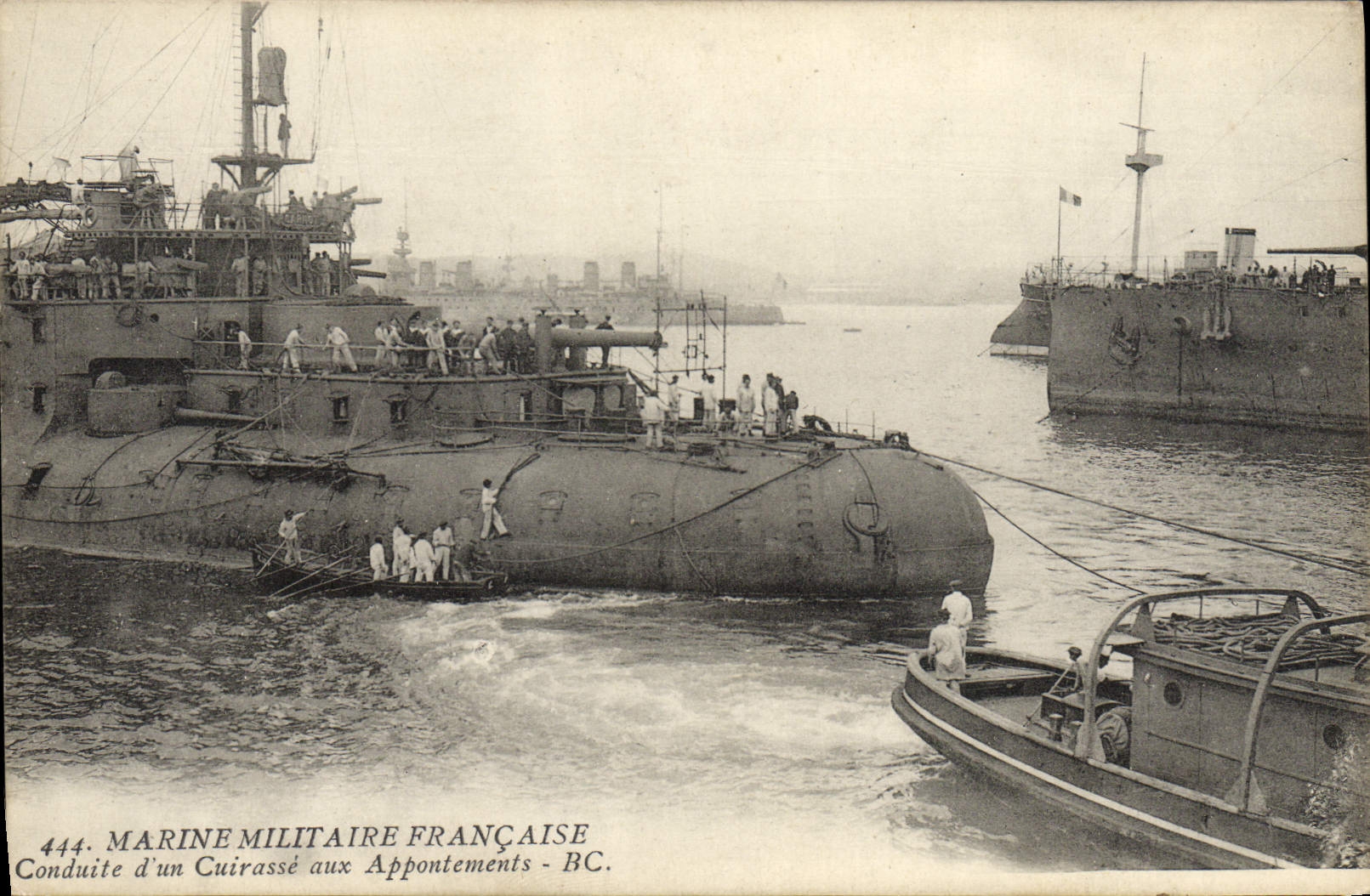 Conduite d'un Cuirassé aux Appontements — Marine Militaire Française — BC, n°444
