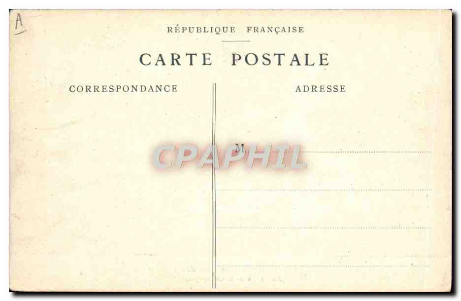 CPA Avion Aviation Vidart sur monoplan Deperdussin Aerodrome de Champagne  — Rückseite