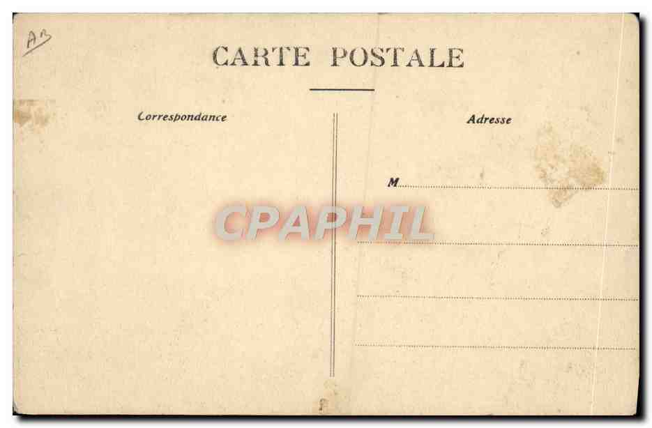 CPA Avion Aviation Deuxieme Grande semaine d'aviation de Champagne Juillet 1910 Olieslagers s'arrete Weymann s'eloigne  — Verso