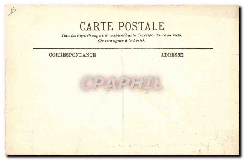 CPA Avion Aviation Portrait de M Bleriot  — Verso