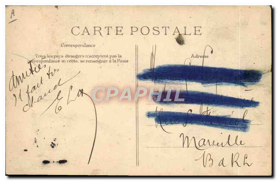 CPA Avion Aviation Weymann sur biplan Farman  — Verso