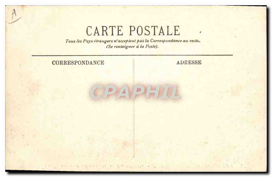 CPA Avion Aviation Monoplan Antoinette de M Hubert Latham — Verso