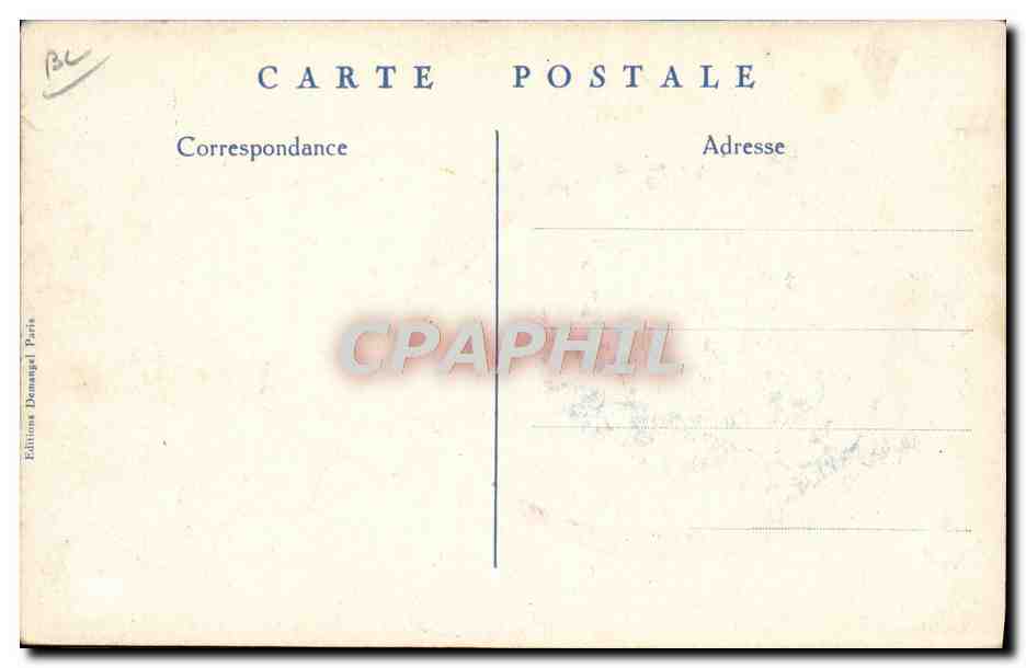 CPA Avion Aviation Le fetiche de Dieudonne Costes  — Rückseite