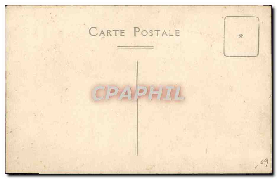 CARTE PHOTO Automobile  — Verso
