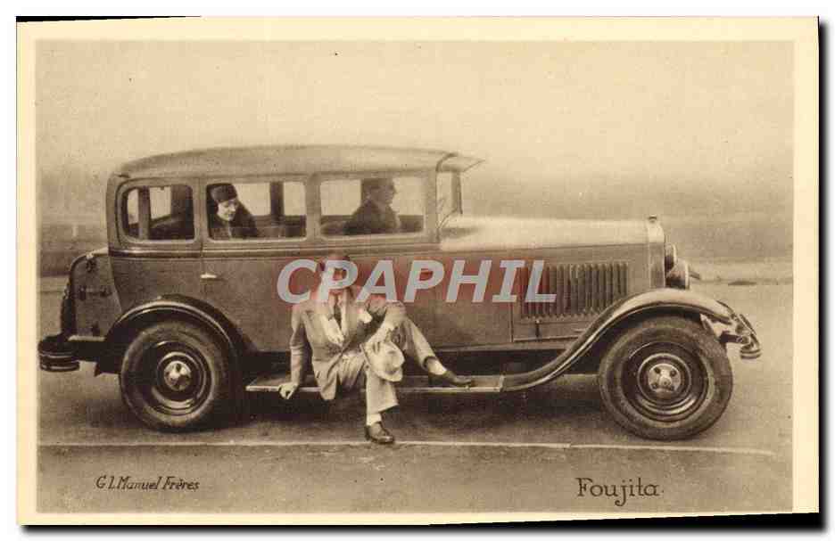 CPA Peugeot Foujita Automobile 