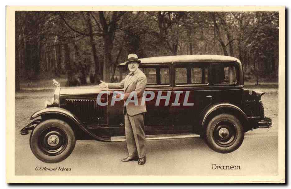CPA Peugeot Dranem Automobile 
