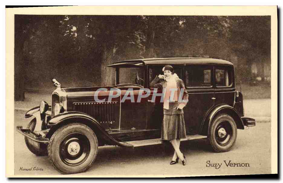CPA Peugeot Suzy Vernon Automobile 