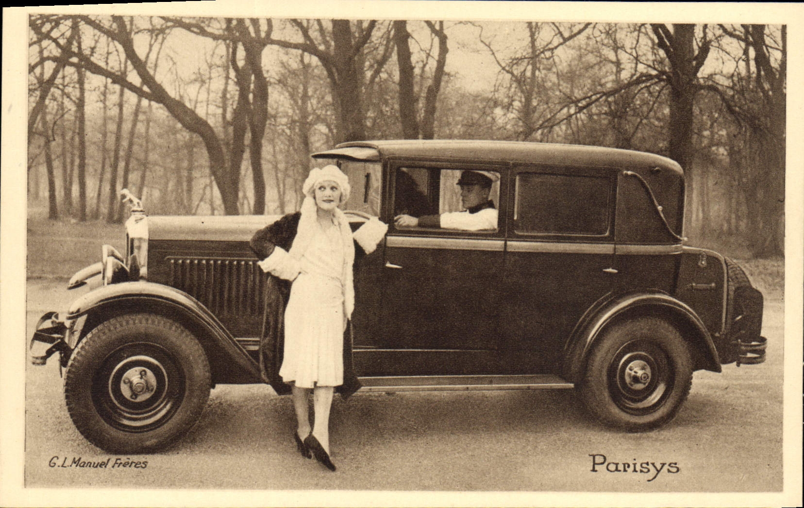 CPA Peugeot Parisys Automobile 