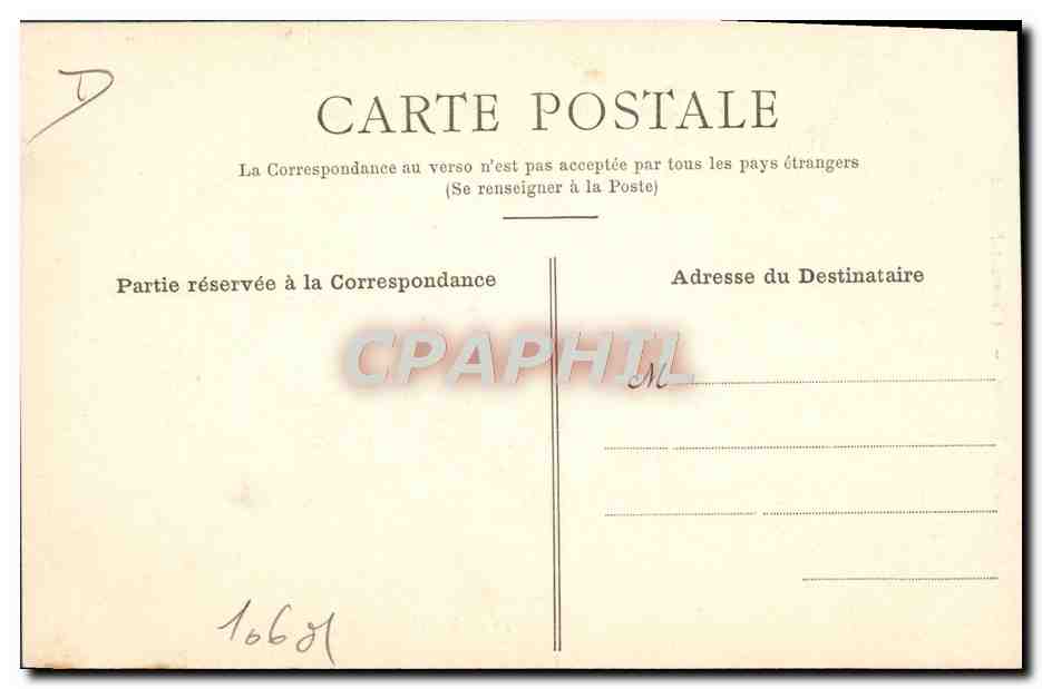 CPA Automobile A Fournier sur sa 125 chevaux Hotchkiss — Verso