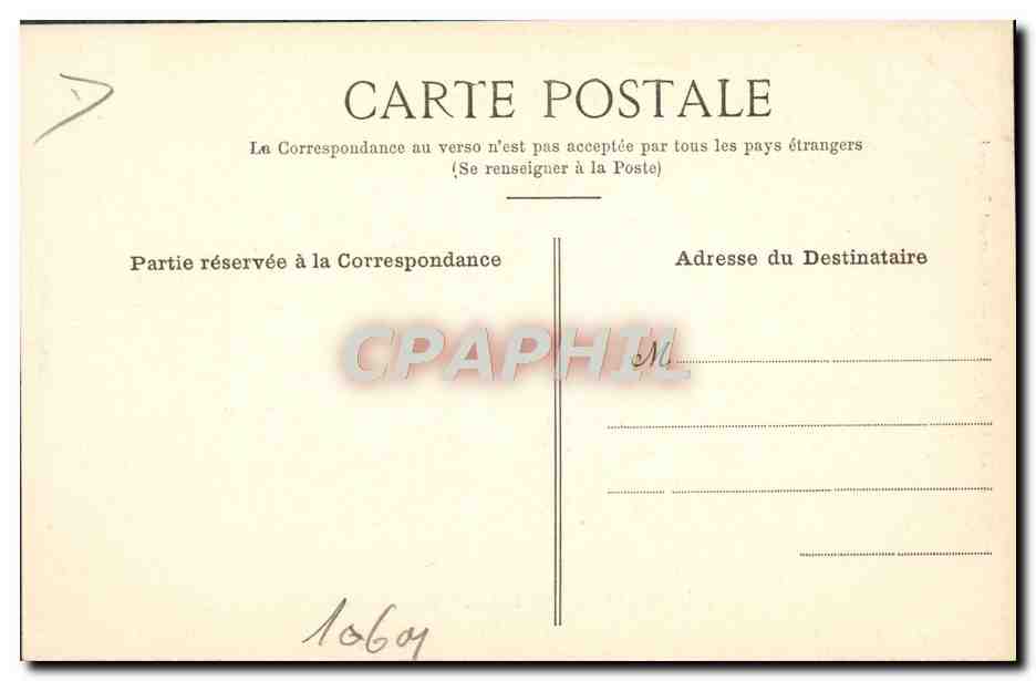 CPA Automobile Lavergne sur sa 125 chevaux Hotchkiss — Verso