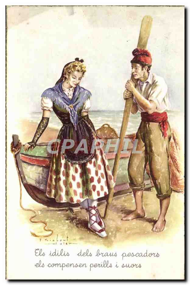 CPA Illustrateur Gisbert Femme 