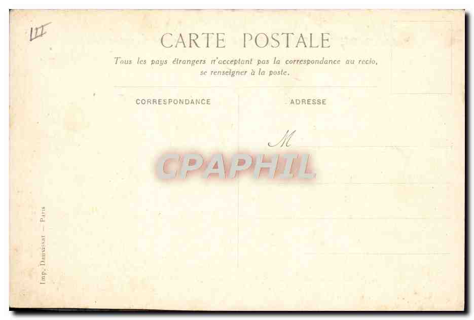 CPA Messageries Maritimes Paysage japonais Marc de la Comete  — Rückseite