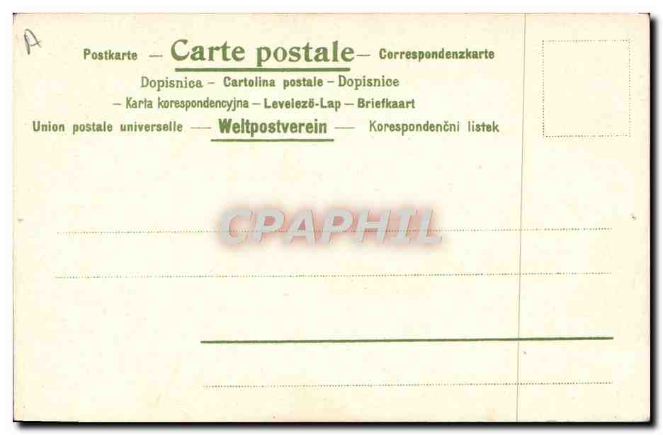 CPA Japon Nippon Femme Folklore Eventail — Verso
