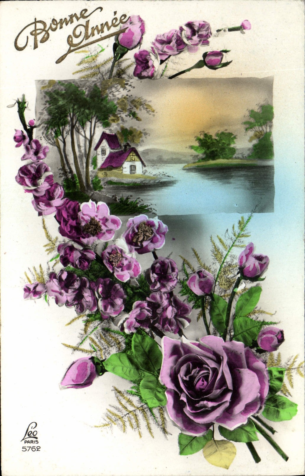 CPA Fantaisie Fleurs
