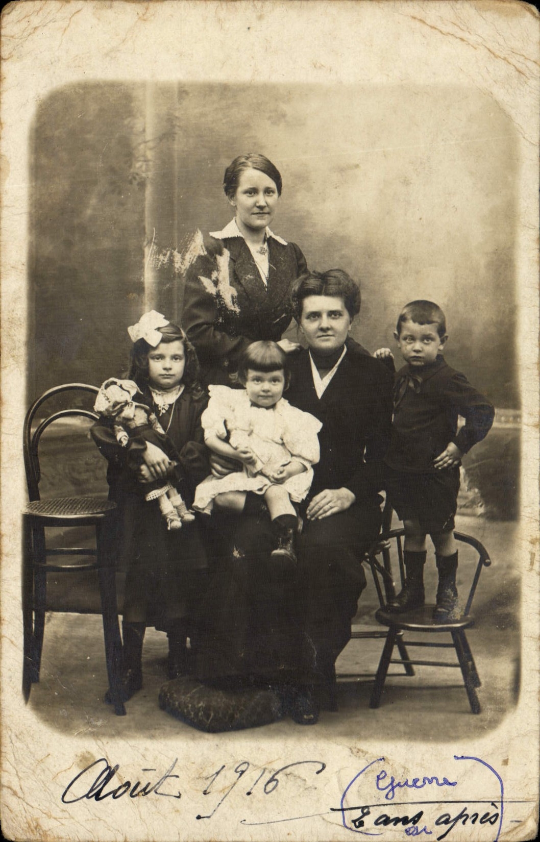CARTE PHOTO Limburg Famille 