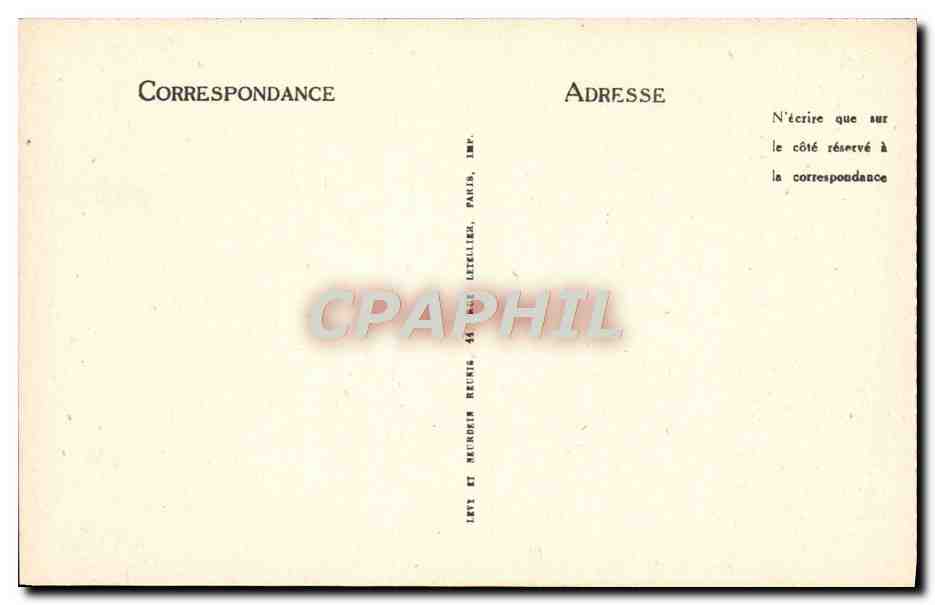 CPA Le Treport Panorama Pres De La Falaise — Rückseite