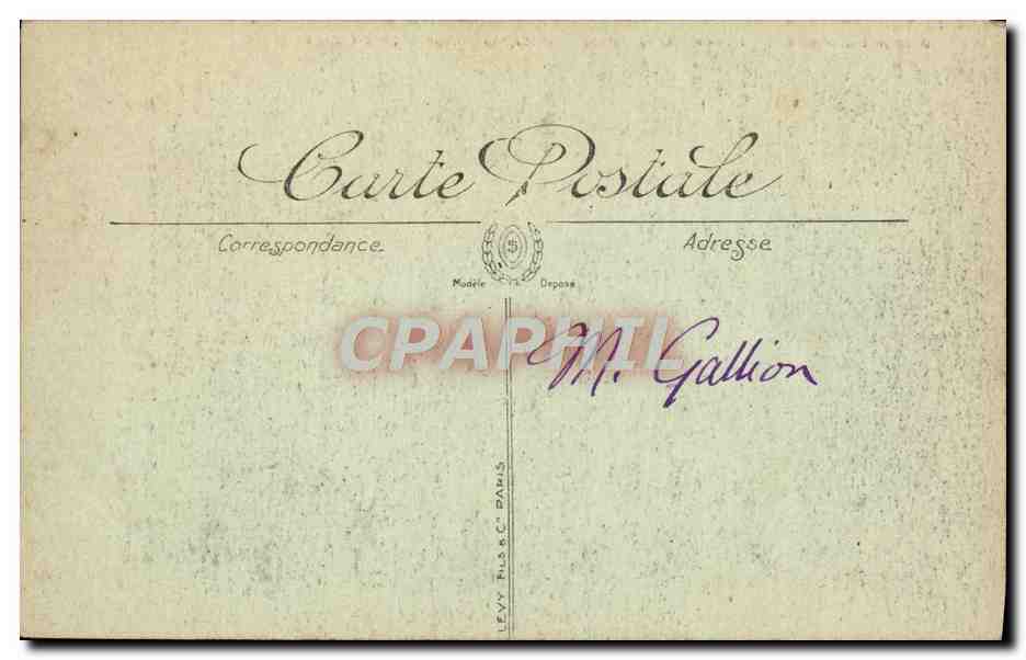 CPA Vallee de l'Andelle Legende des deux amants — Rückseite