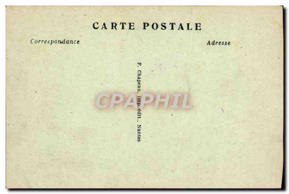 CPA Nantes Les Quais Et La Ville Pris Du Transbordeur — Rückseite