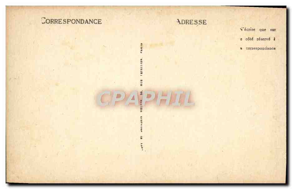 CPA Bordeaux Le Grand Theatre Tramway — Verso