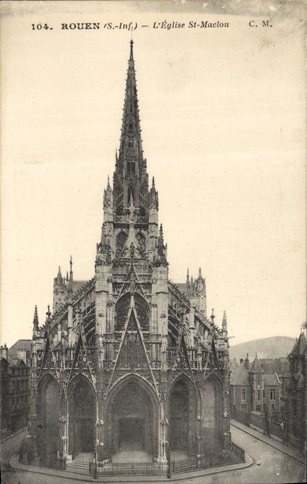 CPA Rouen L'Eglise St Maclou