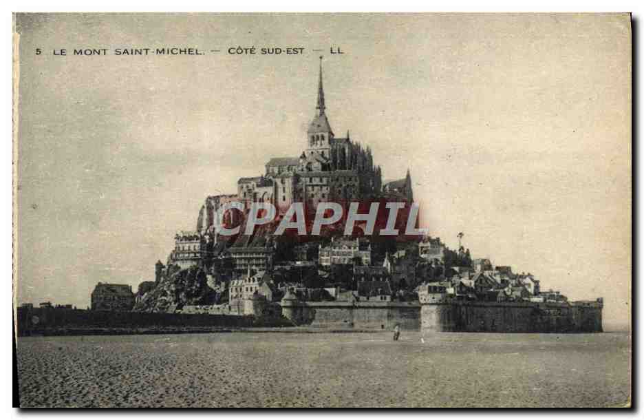 Le Mont Saint-Michel — Côté Sud-Est — LL